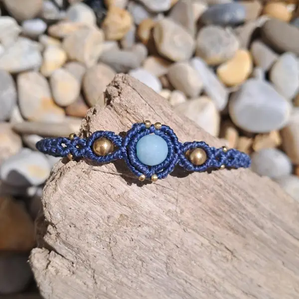 Bracelets délicats avec perle d'aventurine – Image 5