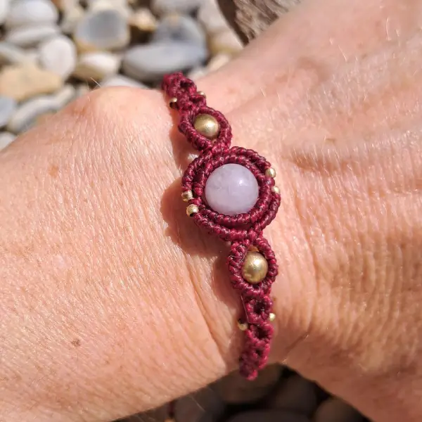 Bracelets délicats avec perle d'aventurine – Image 7