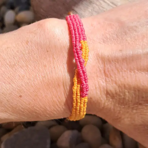 Bracelets croisés bicolores – Image 5