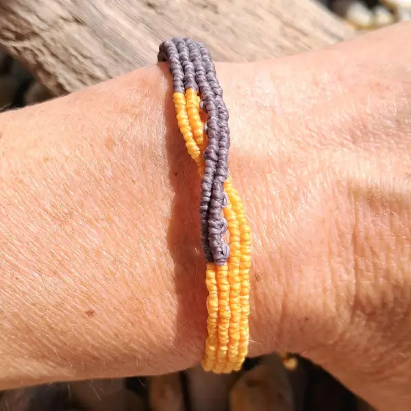 Bracelets croisés bicolores – Image 4