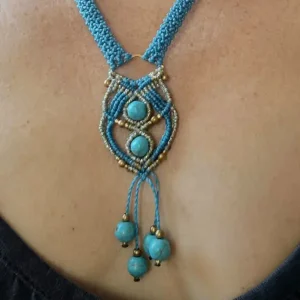 Collier nomade turquoise