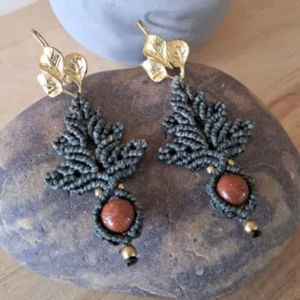 Boucles d&rsquo;oreilles sapin enchanté